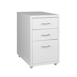 Levede 3 Drawer Office Drawers Cabinet White-1910113086635905024