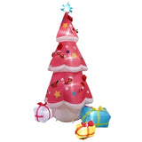NNEOBA Inflatable Christmas Tree with LED Lights
