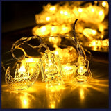 NNETM Ramadan Eid LED String Lights Star Moon Castle