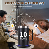 NNETM Smart Heated Coffee Mug & Warmer Set
