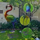 NNETM Garden Crane Statue Outdoor Heron Bird Sculpture