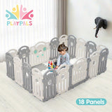 NNETM Kids Playpen 18-Panel Baby Safety Gate Fence