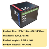 NNETM Fitness Jump Box PVC Foam Training