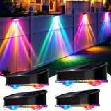 4 Pack Outdoor Solar Wall Lights IP44 Rated Fence