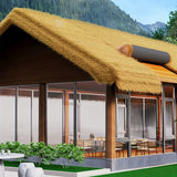 NNETM Artificial Thatch Plastic Thatch Roll - Mexican Palm Style - 100x100cm