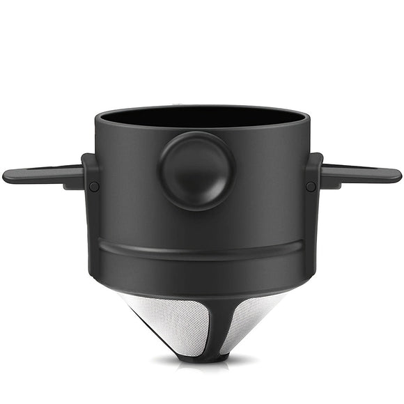 NNETM Portable Coffee Dripper Stainless Steel Reusable Filter