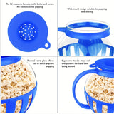NNETM Microwave Popcorn Maker Glass Quart