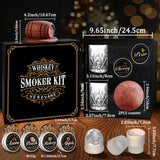 NNETM Whiskey Smoker Kit with 6 Wood Flavors & Accessories