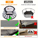 NNETM Small Animal Playpen with Tunnel
