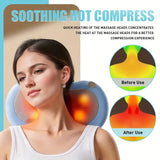 NNETM 3D Massage Pillow with Heat Function (Blue)