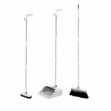 3-in-1 Cleaning Tool Set – Soft Bristle Broom, Dustpan & Hand Brush for Home, Office & Dorm