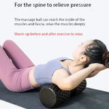 NNETM Fitness Foam Roller Yoga Block for Muscle Relief (Black)