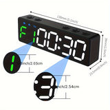 NNETM Rechargeable Gym Timer with 8 Fat Burning Training Modes(Black)