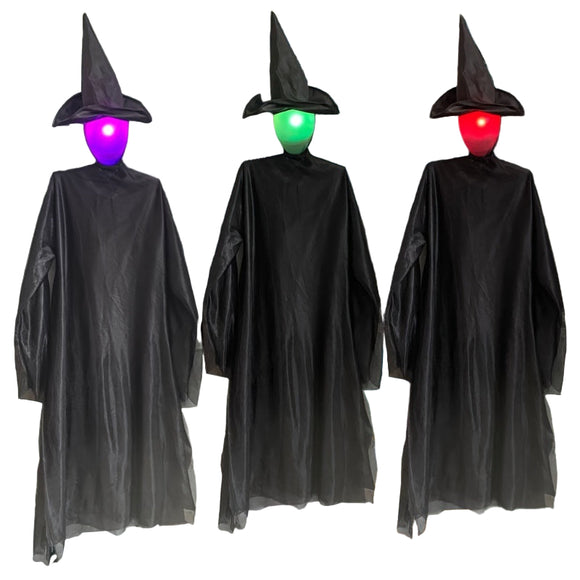 NNETM Halloween Yard Decoration Witches and Ghost Set (3pcs)