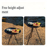 NNETM Portable Adjustable Camping Table Tripod Base