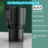 NNETM Dual-Use Car Cup Cooler & Warmer with LED Display