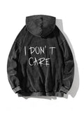 NNETM Vintage Graffiti Letter Print Hoodie