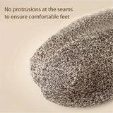 NNETM 5 Pairs of Thick Solid Crew Socks for Men - Winter Essentials
