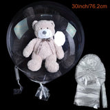 NNETM Giant Clear Balloons Extra Wide Mouth