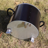 NNETM Charcoal Fire Pit Stainless Steel Stove Outdoor