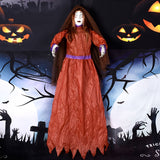 NNETM Halloween Female Ghost Screaming Door Hanger