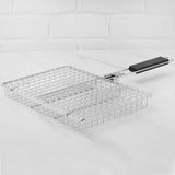 NNETM Foldable BBQ Grill Basket for Fish, Shrimp, Vegetables