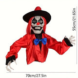 NNETM 1pc Scary Clown Ground Stake – Red Clown