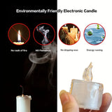 NNETM Radiant Glow: Set of 24 LED Electronic Candles