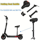NNETM Electric Scooter Seat Folding Saddle for Kugoo M4/M4 Pro