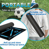 NNETM Soccer Training Mat Footwork Agility