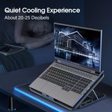 NNETM Laptop Cooling Pad 6 Fans LED