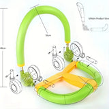 NNETM 1pc Sit Up Exercise Equipment - Apple Green Abdominal Exercise Machine
