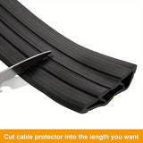 NNETM Heavy-Duty Garage Door Cable Protector Ramp