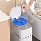 NNETM 15L Smart Touchless Trash Can – Automatic Sensor Bin with Lid