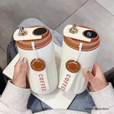 NNEOBA Bottle with LED Temperature Display Smart Thermos
