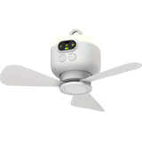 NNETM Ceiling Fan USB Rechargeable with LED Light