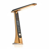 Foldable Rechargeable LED Desk Lamp with Time and Date Display
