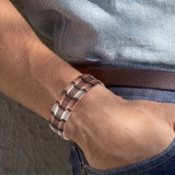NNETM 3X Strong Copper Magnetic Bracelet for Men  – Pure 99.9% Solid Copper