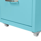 Levede 4 Drawer Office Drawers Cabinet Blue-1922897593080352772