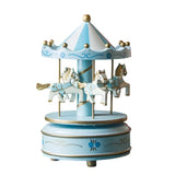 NNEOBA Christmas Carousel Octave Music Box