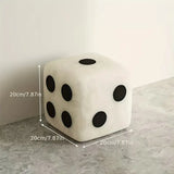 NNETM Nordic-Inspired Ottoman - White