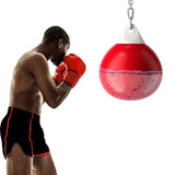NNECW 45cm 50kg Water Punching Bag with Adjustable Metal Chain-Red