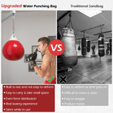 NNECW 45cm 50kg Water Punching Bag with Adjustable Metal Chain-Red