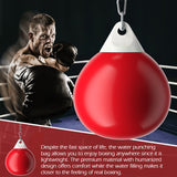 NNECW 45cm 50kg Water Punching Bag with Adjustable Metal Chain-Red