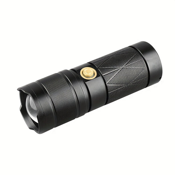 NNETM High-Power Aluminum Alloy Flashlight with USB Power Bank