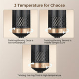 NNETM 5-in-1 Hair Styler Hot Air Brush with 60000RPM