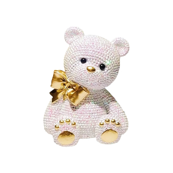 NNETM Cute Resin Bear Statue for Room Decor