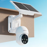 NNETM P6 Solar Wireless Security Camera – 1080P Outdoor WiFi CCTV with Night Vision