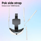 NNETM VR Head Strap with Battery 10000mAh RGB Fast Charging