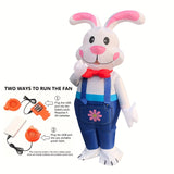 NNETM Inflatable Bunny Costume Battery/USB Powered
